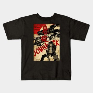 Vintage poster John Wick The Golden  Japanese  continental Kids T-Shirt